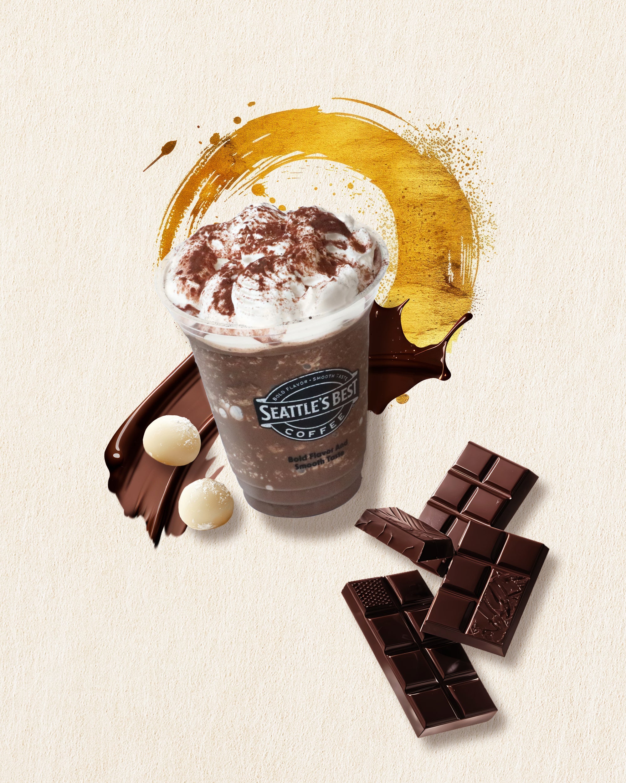 ちょこらてページ 新年のハレの日に、シアトルズベストコーヒーが「チョコもち