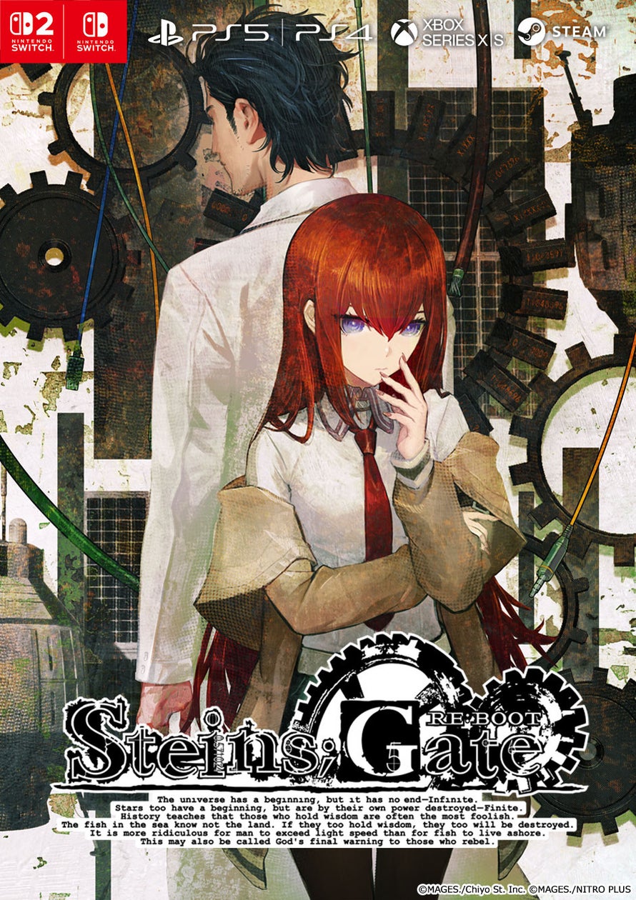 シュタゲ最新作『RE:BOOT』2026年8月発売!予約開始 シュタゲ最新作『RE:BOOT』2026年8月発売!予約開始