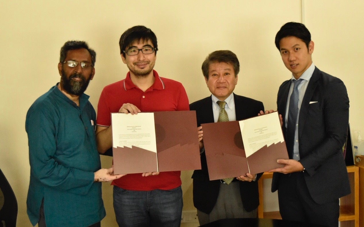 IIT Hyderabad校とのMOU締結時