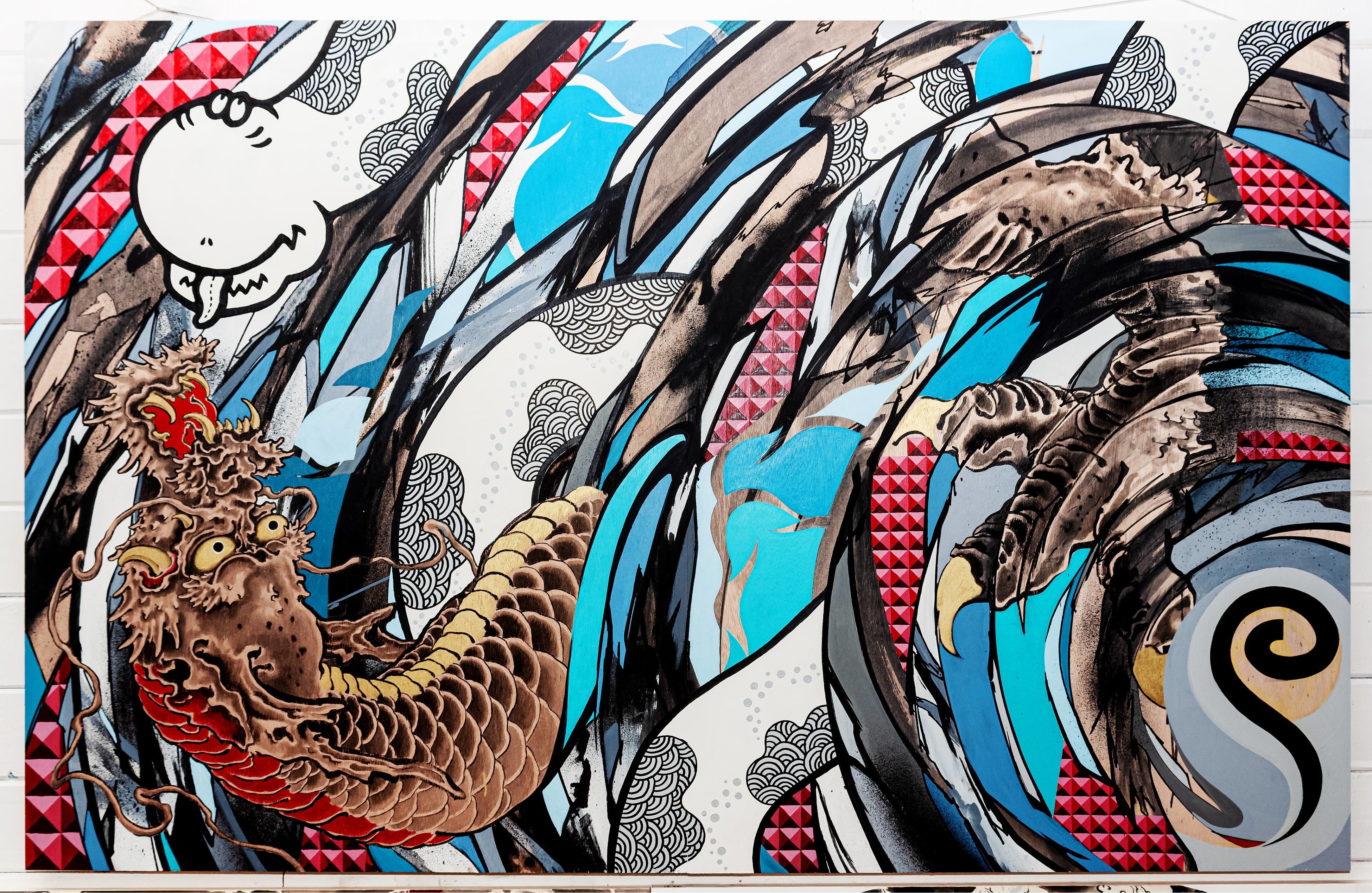 81BASTARDSの世界に1つしかない共同アートワーク。