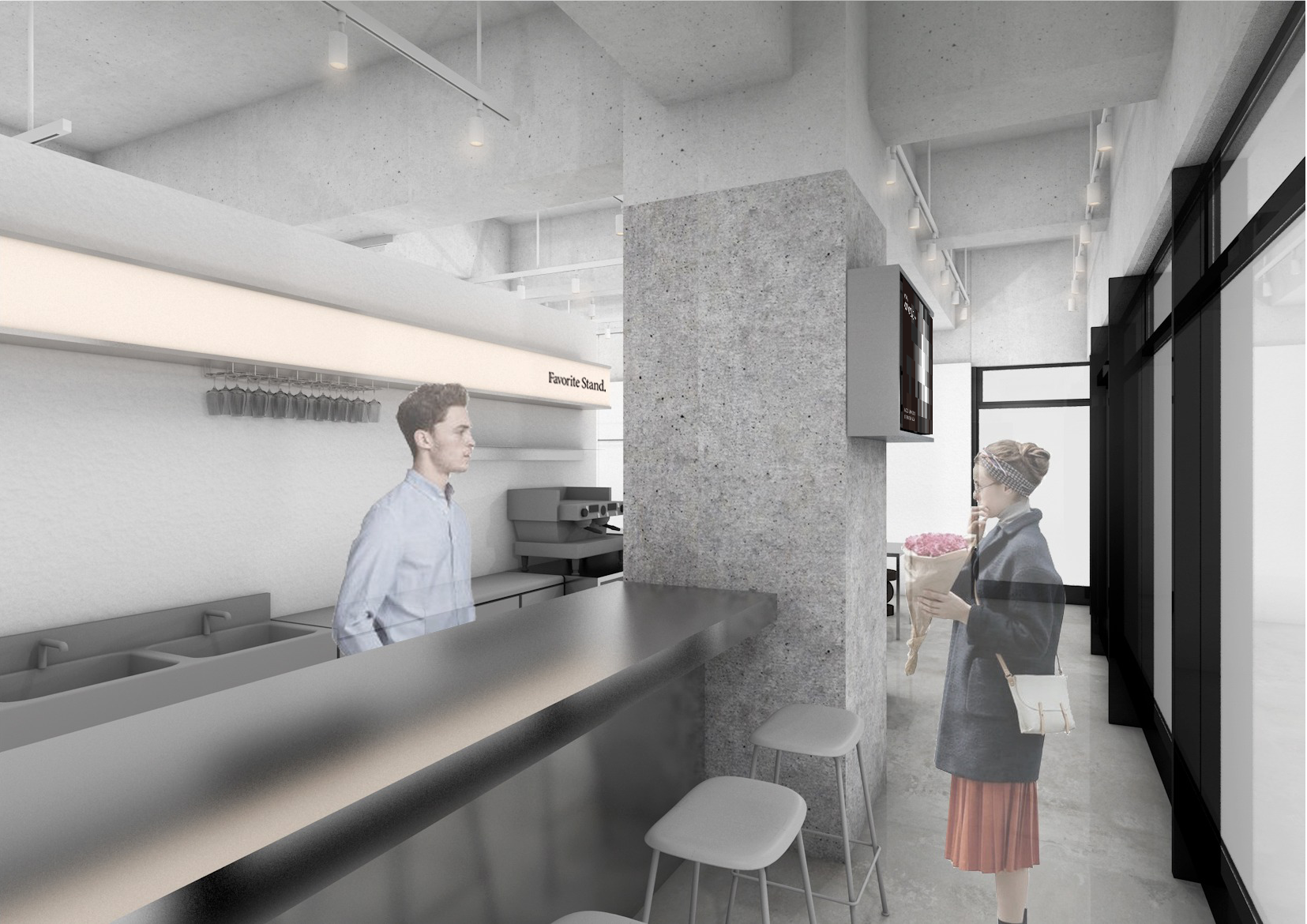 出店クリエイターが日々変わる飲食スペース