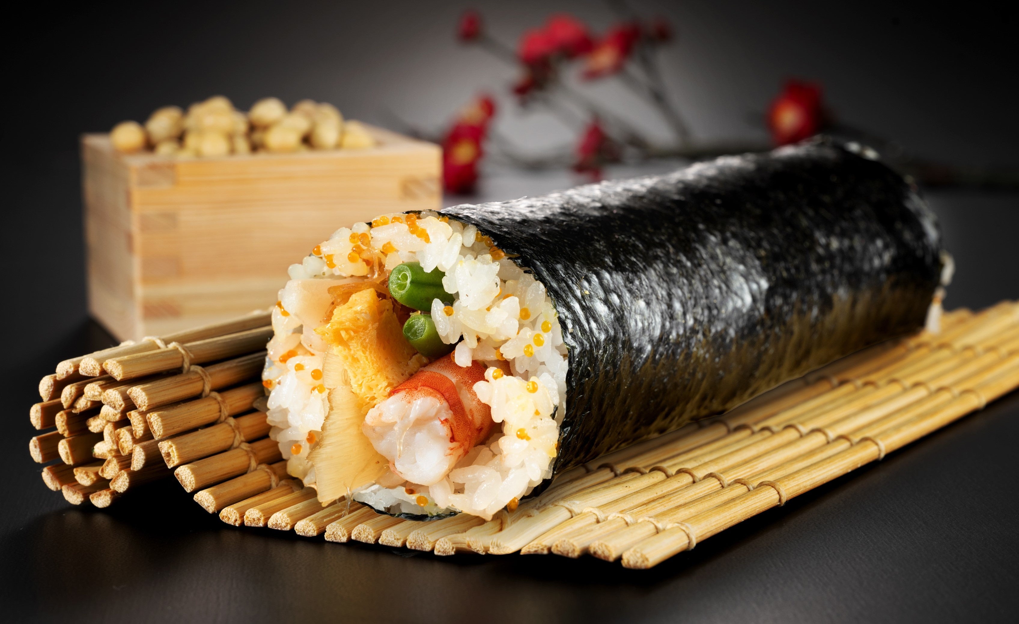 名古屋マリオットアソシアホテル＜中国料理 梨杏＞ ふかひれ入り海鮮XO醤恵方巻  （1本）5,000円 ※30本限り ■地下2階 「味百選」 ※2月3日（木）のみの販売