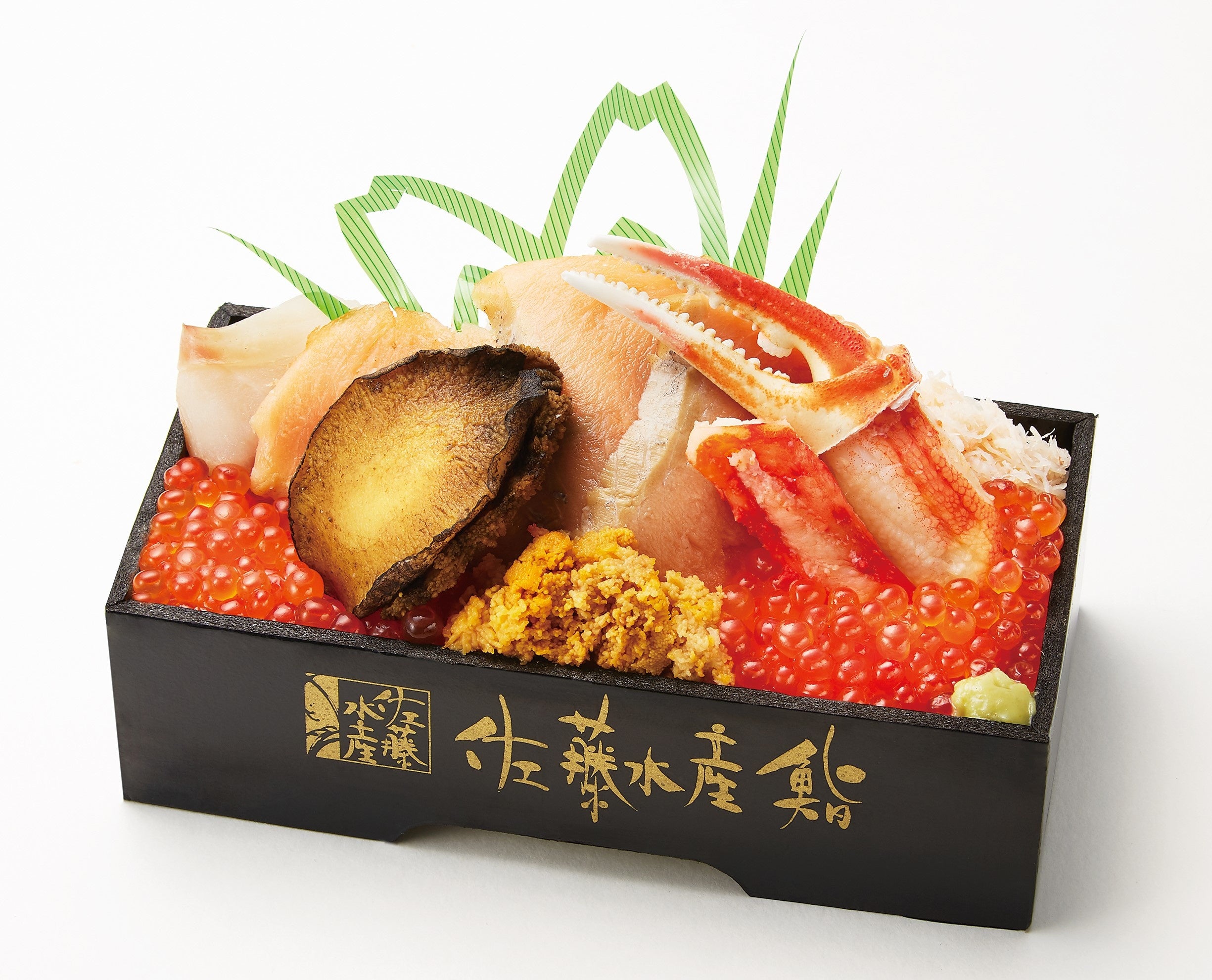 ＜佐藤水産鮨＞ 北海道桜鱒と奥尻島うにあわび海鮮弁当 3,510円 ※各日50折限り　※8日（火）までの出店