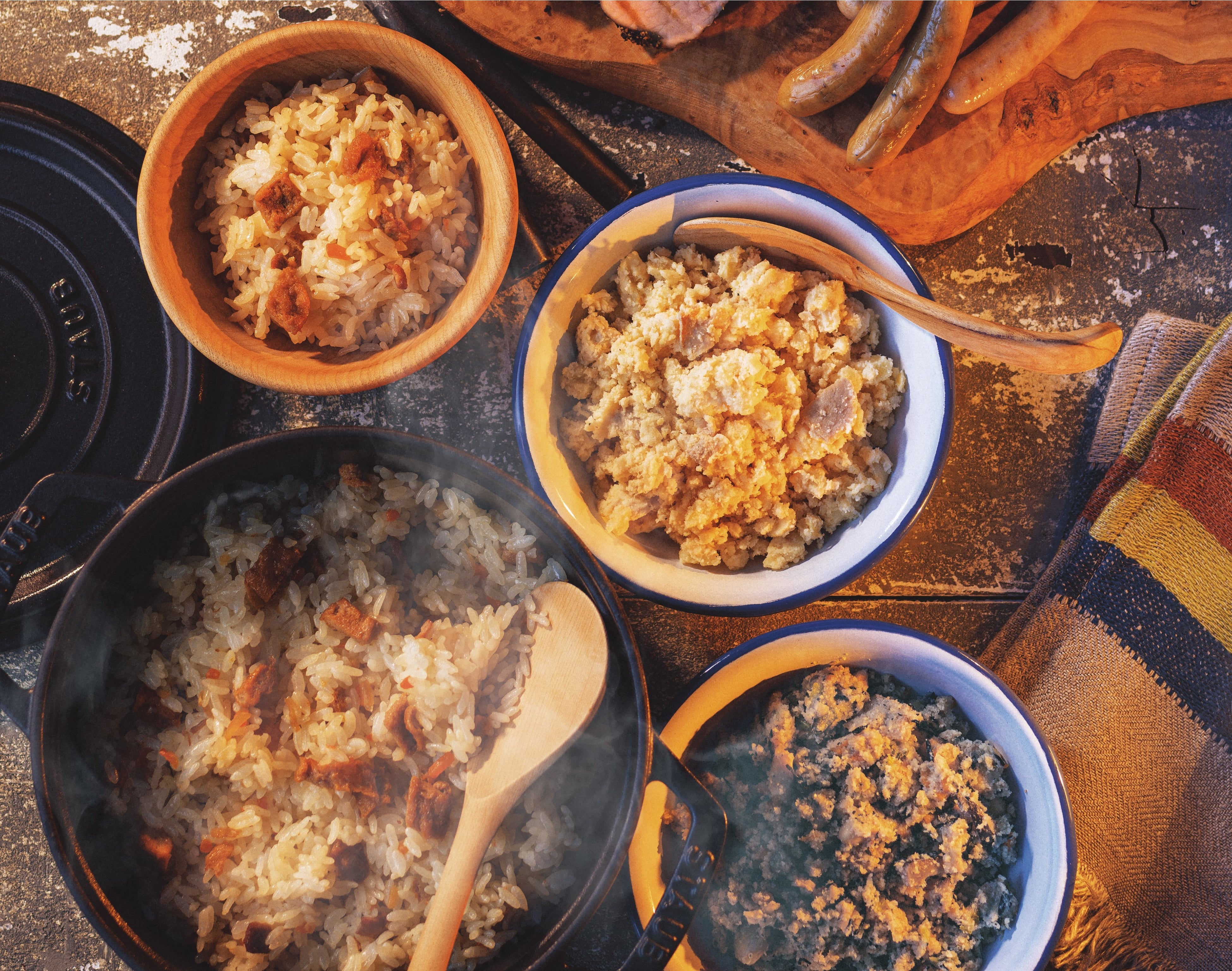 商品にできないお揚げで作った混ぜご飯の素と和風おから