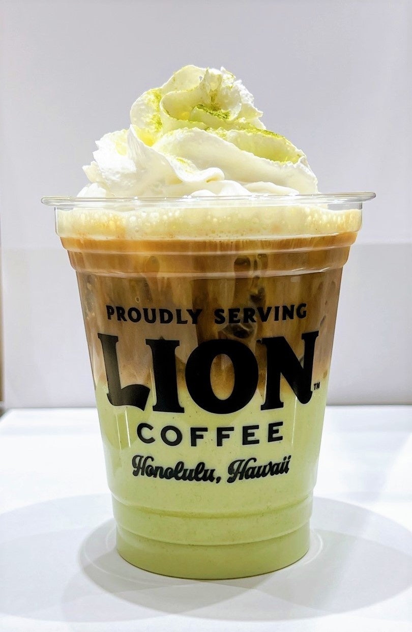 ＜ライオンコーヒー＞ ジェイアール名古屋タカシマヤ限定西尾抹茶ライオンラテ  （1杯） 581円　