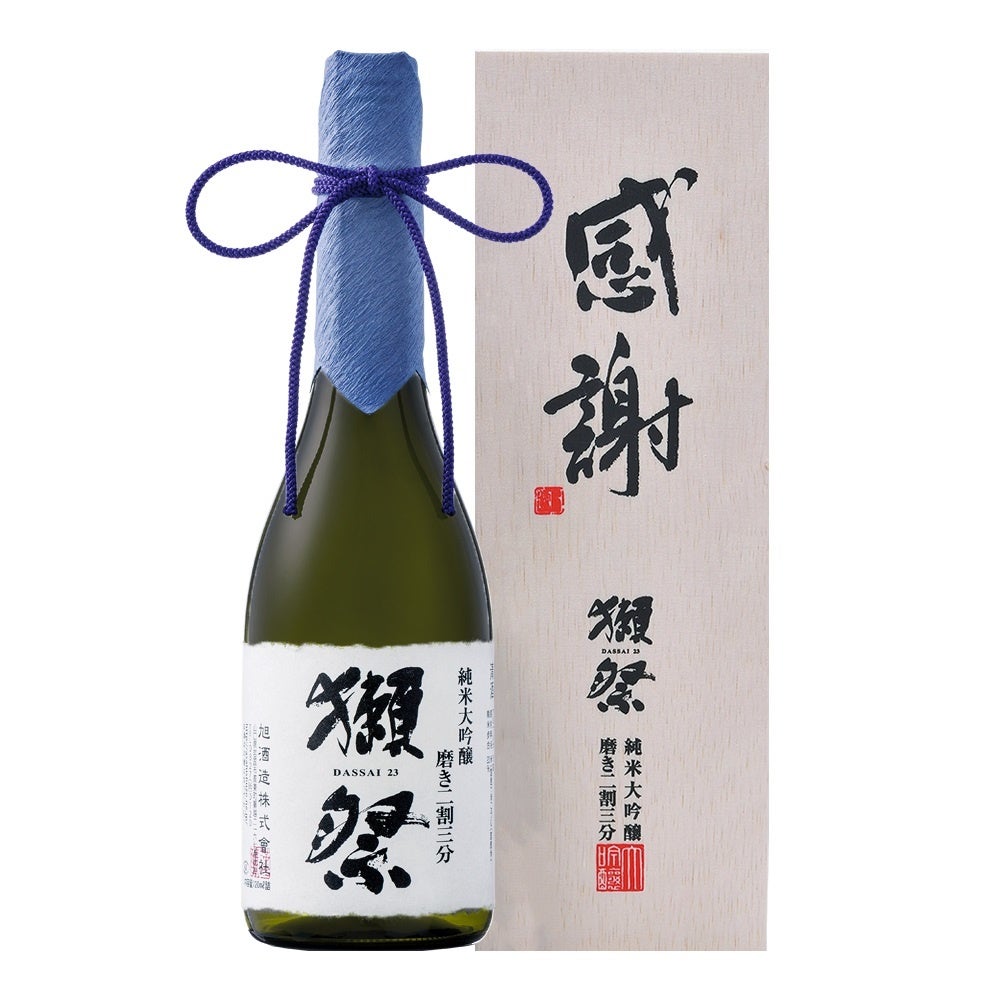 ＜旭酒造＞ 獺祭 純米大吟醸  磨き二割三分  感謝木箱入り  6,050円 ■ジェイアール名古屋タカシマヤ地下2階 和洋酒売場
