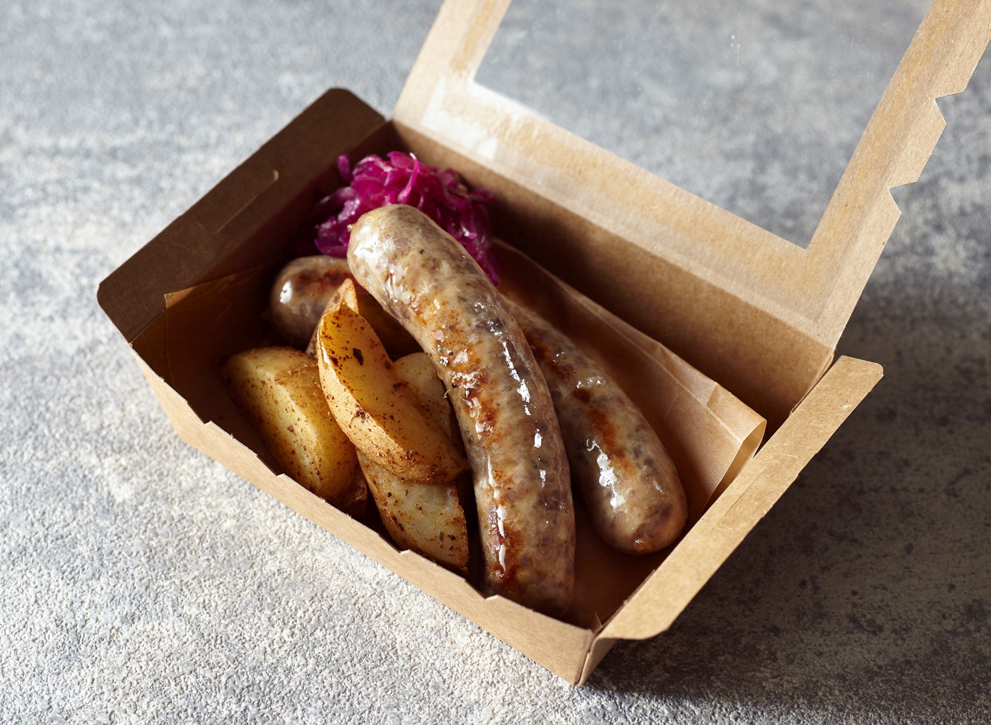 広島県＜ドットコミュ＞焼き立てソーセージ盛合せBOX1,001円