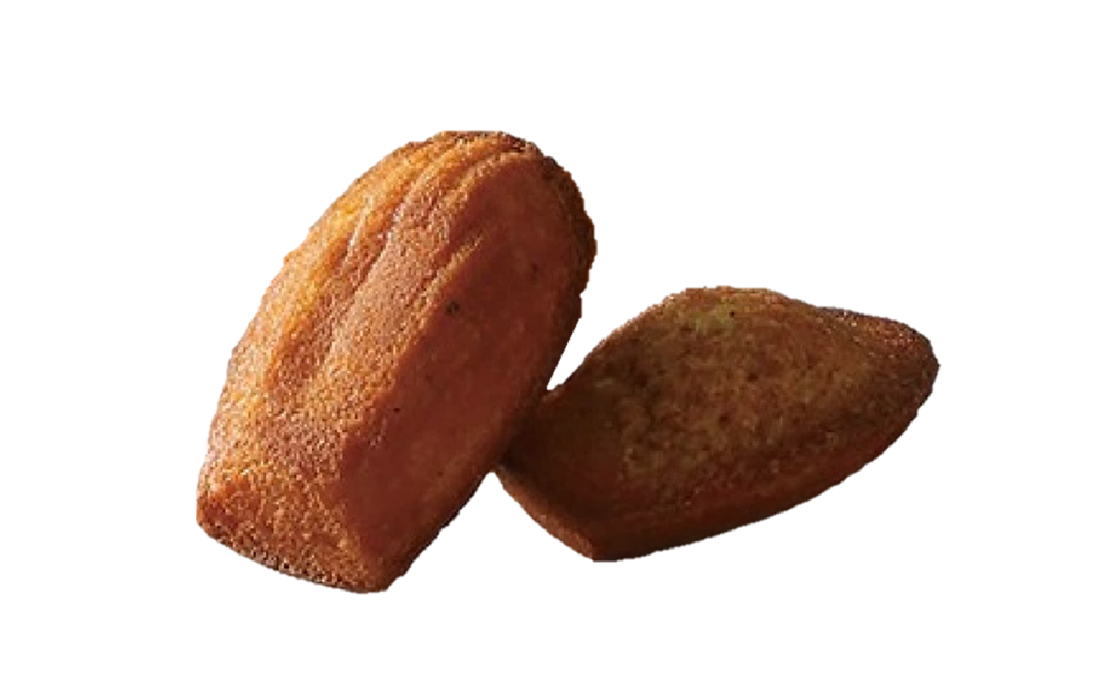 ＜サンミッシェル＞ 右：クリームブリュレ 左：プレーン (1個）357円