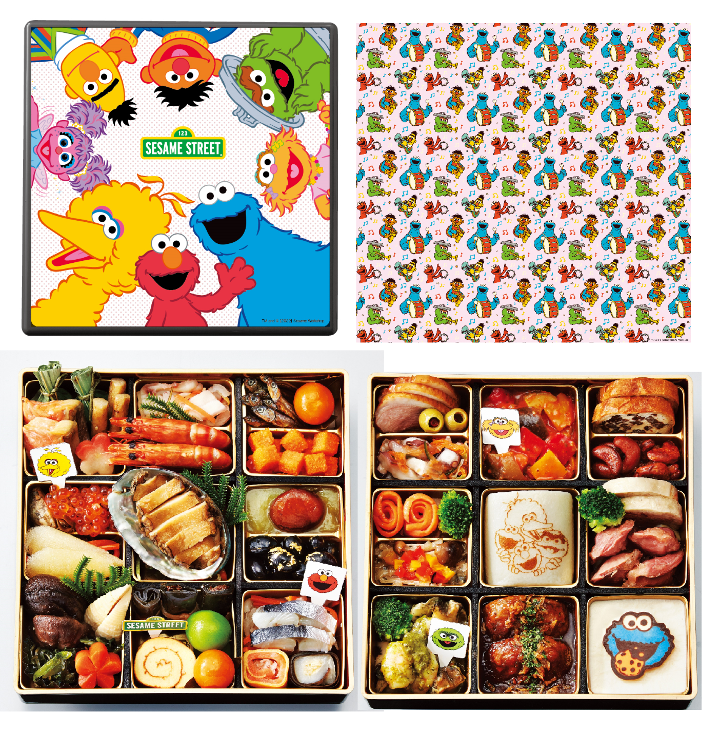 ＜高島屋×セサミストリート＞ 和・洋中 おこさま二段重　21,600円