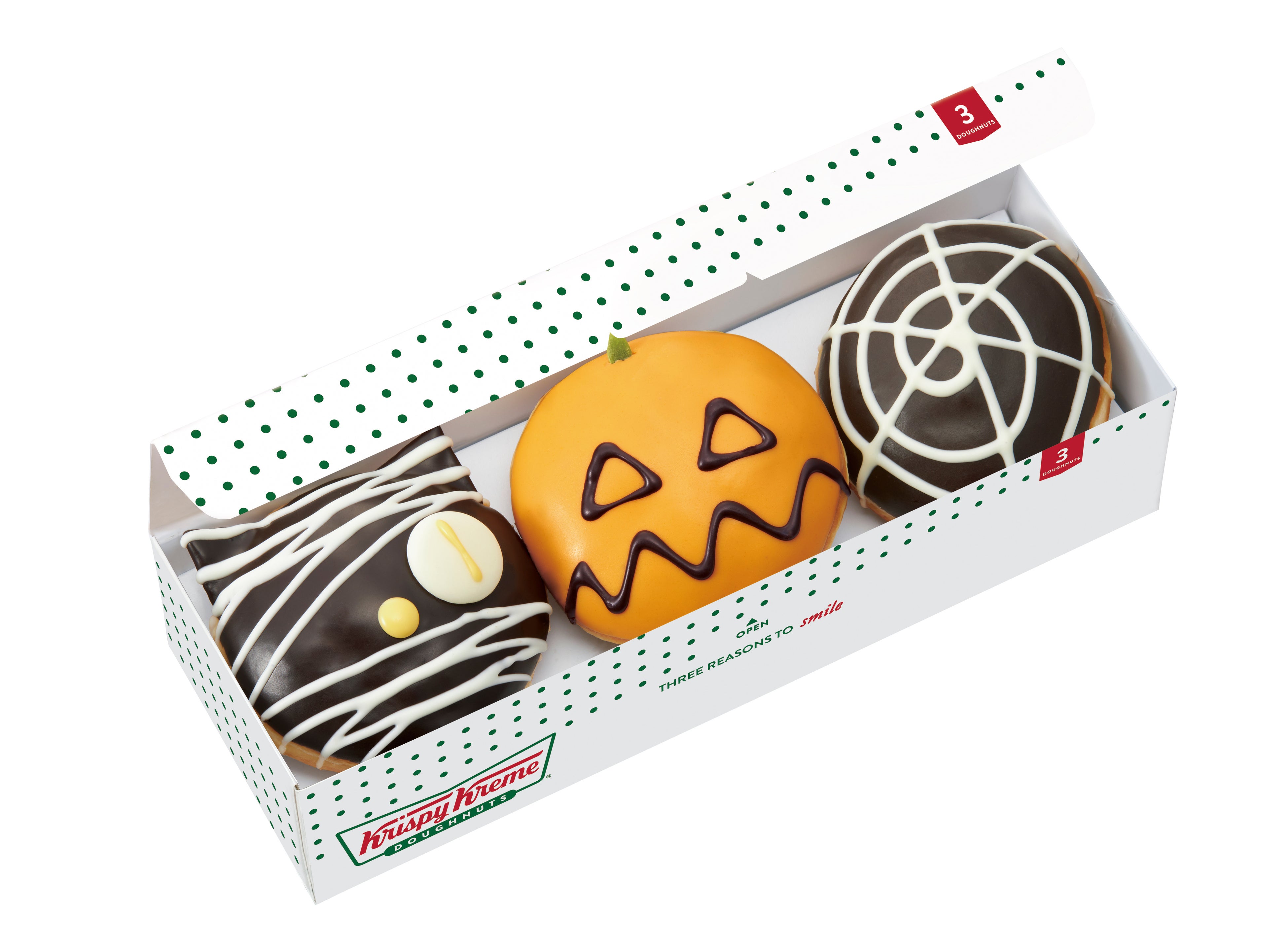 ＜クリスピー・クリーム・ドーナツ＞ハロウィンボックス（3個） 886円※10月7日（金）より販売■1階 北ブロック デリシャスコート