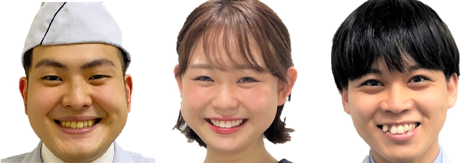 企画担当 左から永井(24歳)・吉田(24歳)・大澤(26歳)