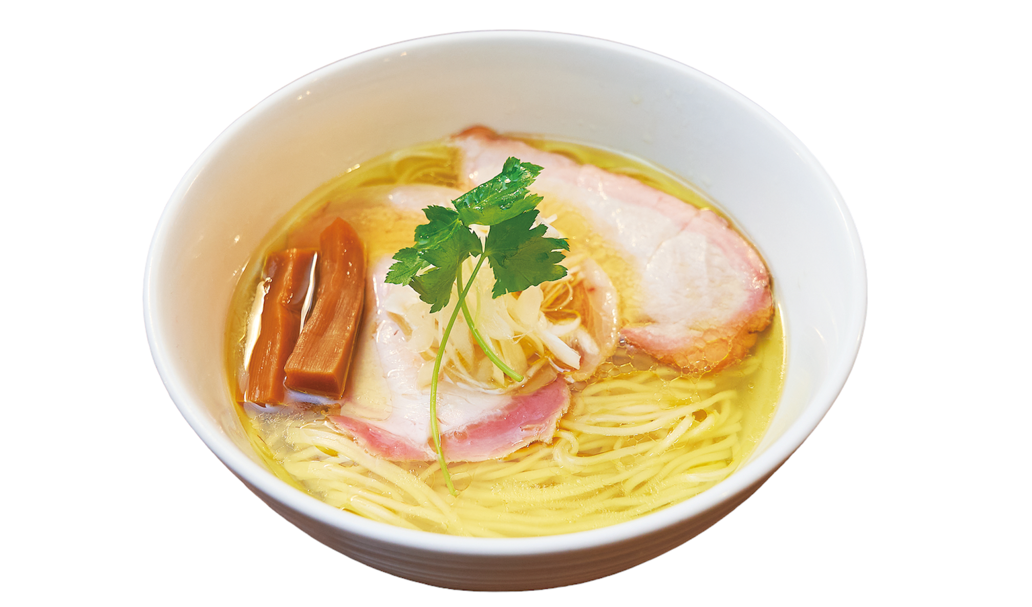 青森県＜青森中華そばオールウェイズ＞地鶏と豚　あさりとポルチーニ茸の特選塩中華そば（1杯）　1,501円　※各日150杯限り　※東海地区初出店　※当店限定　※イートイン