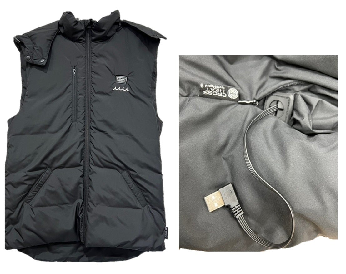 ＜ムータ マリン ゴルフ＞ ダウンベスト  44,000円 ■ジェイアール名古屋タカシマヤ10階  ゴルフウェア売場