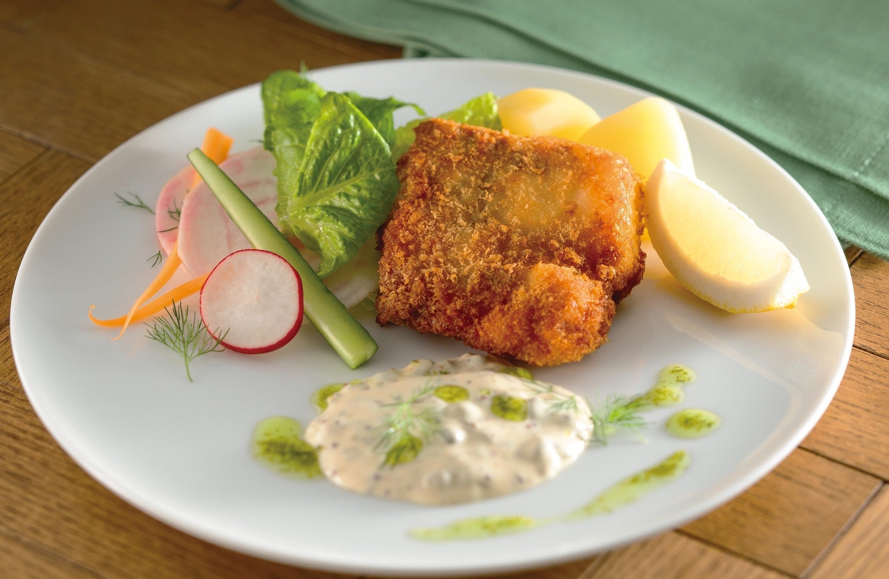 ＜北欧料理　ガムラスタン＞ タラのフライ　1,980円