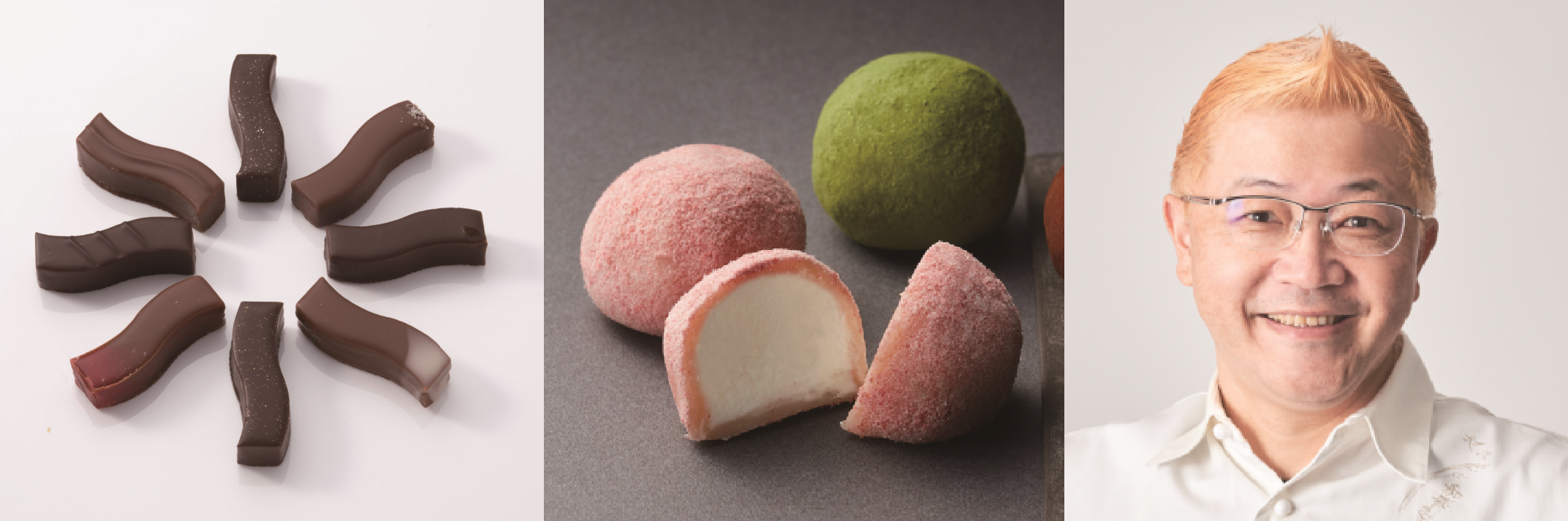 左）【当店限定】ジェイアール名古屋タカシマヤ プレミアムBOX2023（8粒入） 3,801円 　右）【当店限定】生トリュフ あまおう 、生トリュフ 西尾抹茶（8個）各1,801円