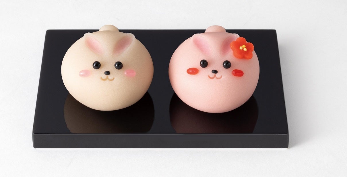 ＜三好屋老泉＞迎春アニマル生菓子　2個入 791 円 ※12月29日（木）～31日（土）の販売 ■地下1階　銘菓百選　※ジェイアール名古屋タカシマヤ限定