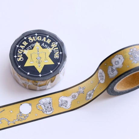 マスキングテープ シュガシュガルーン魔法用品柄  660円