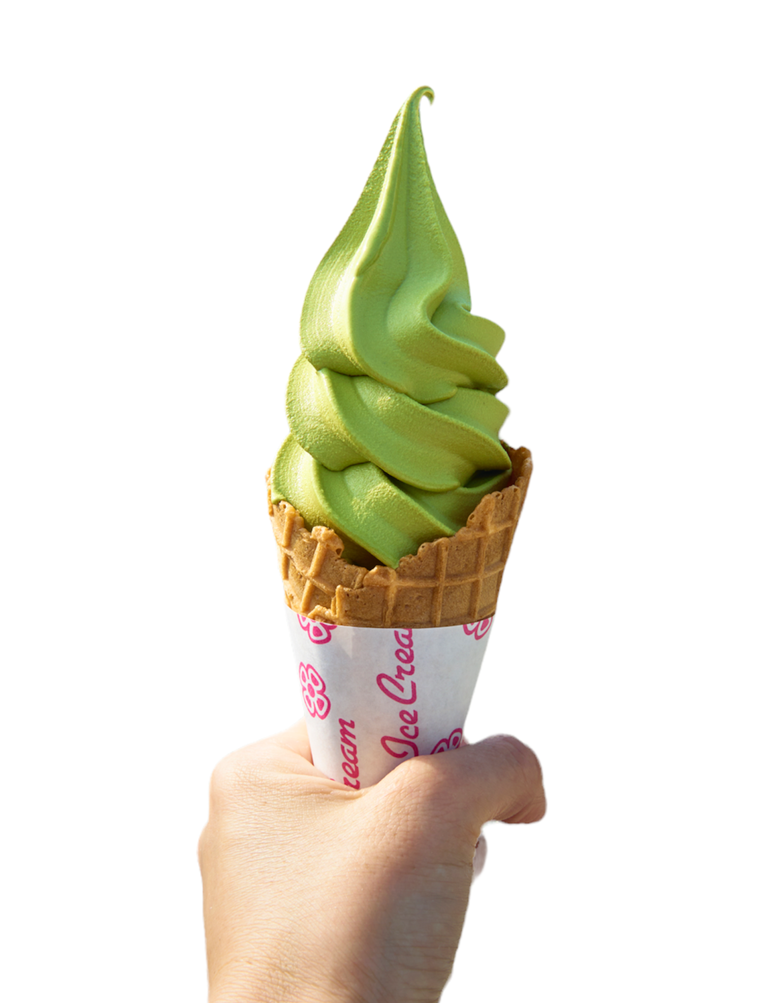 鹿児島県＜下窪勲製茶＞ ソフトクリーム（抹茶・ほうじ茶・ミックス）各501円　