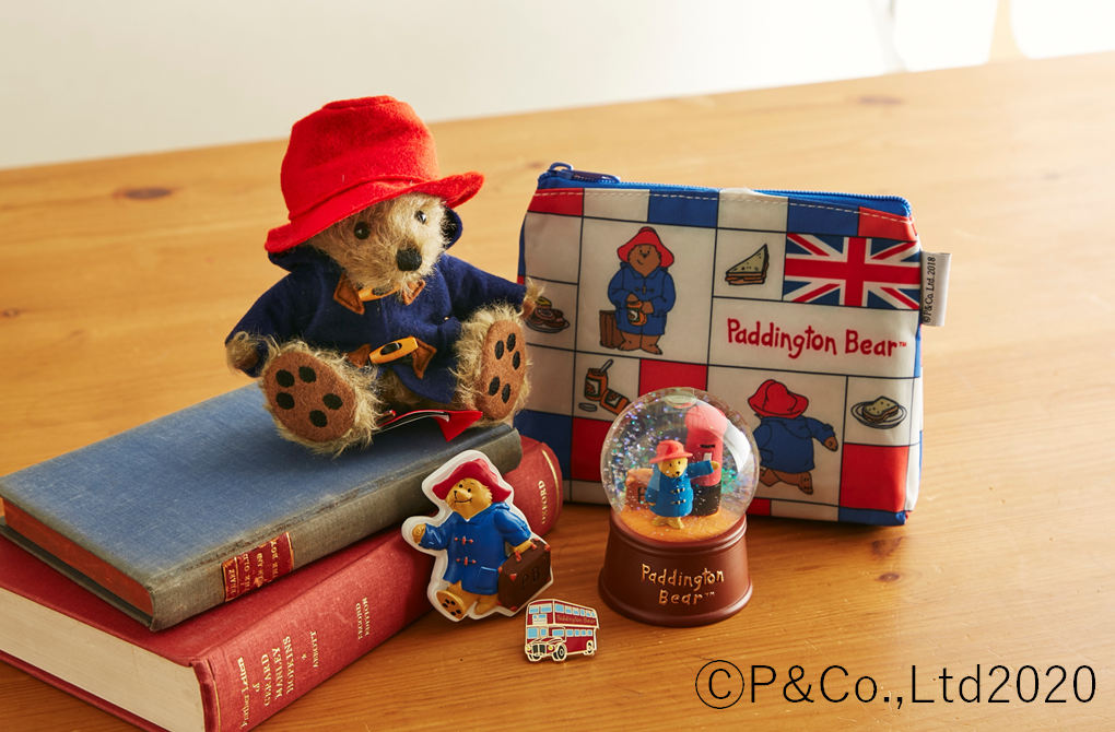 ＜メリーソート＞ パディントンベア 33,000円 ※8点限り  ポーチ 880円  ピンズ 935円  スノードーム 1,485円  マグネット　825円