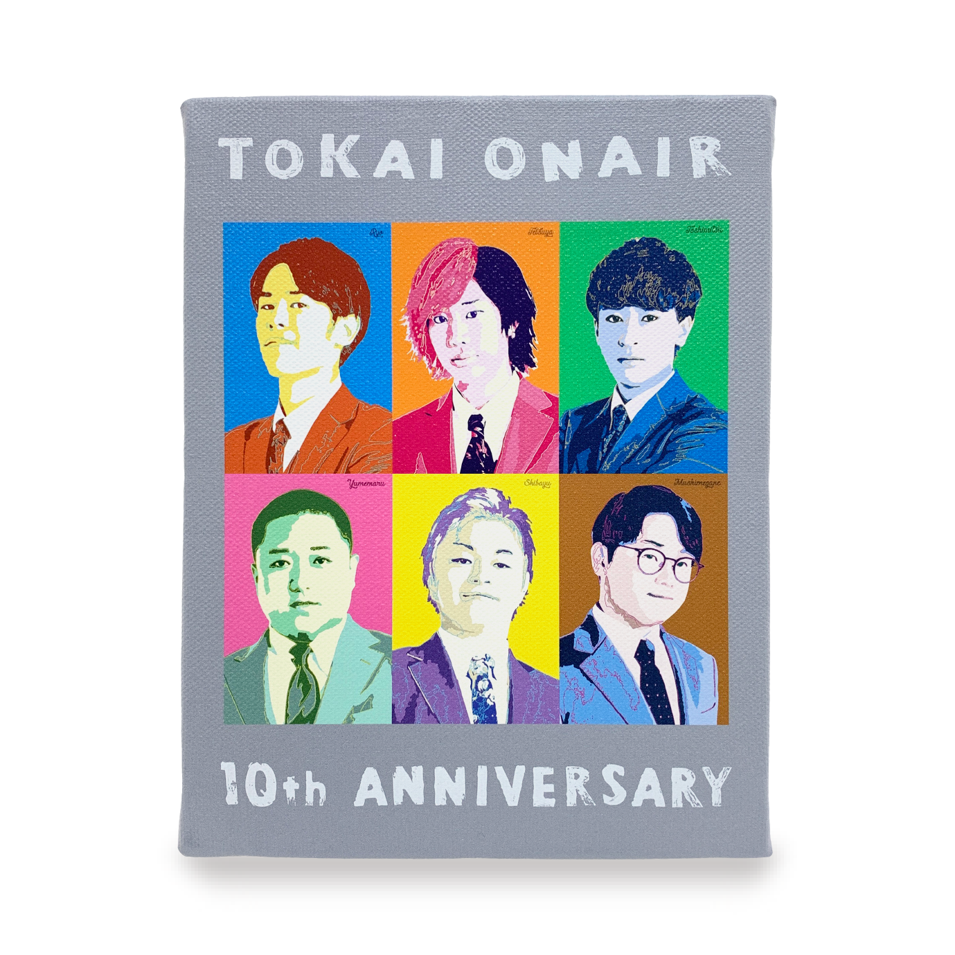 10周年記念 キャンバスボード （約18×約14cm） 2,500円