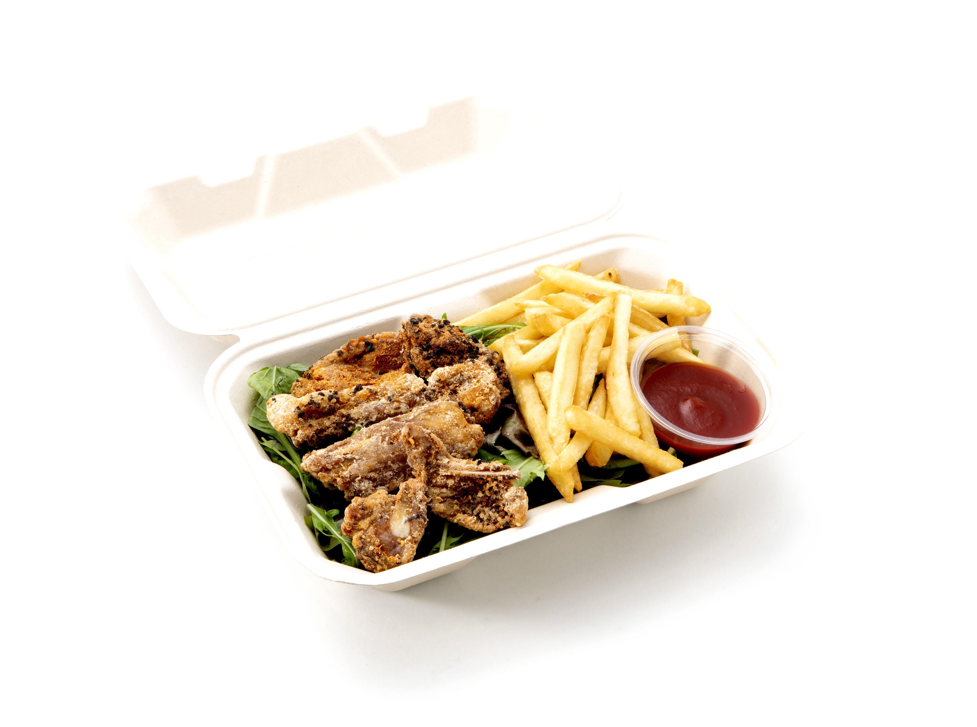 ＜ミータリー ボーイズ＞ポークチョップ（ポテト付）1,583円