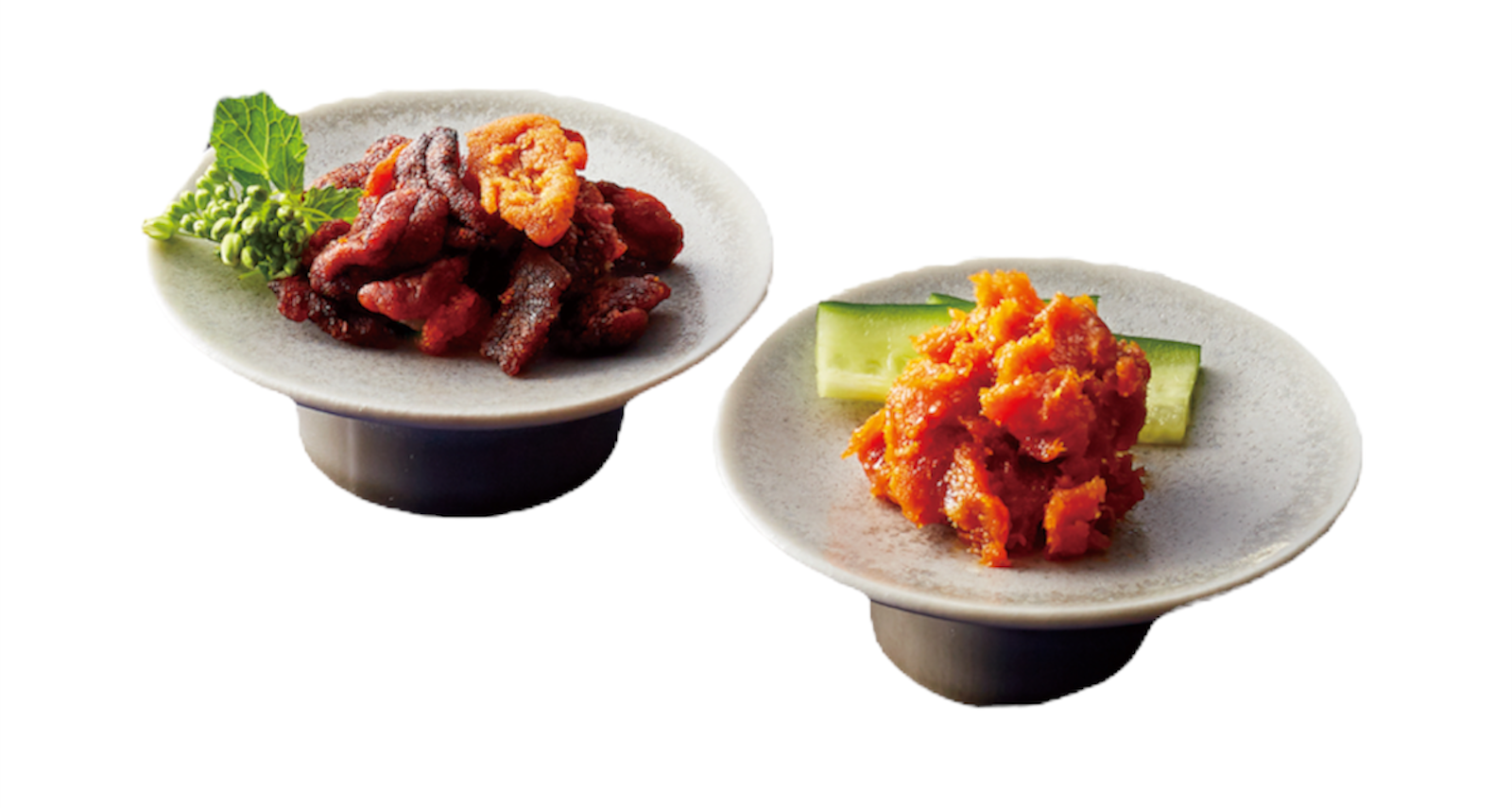 福井県＜天たつ＞左）干うに 3,996円 右）汐うに 3,564円