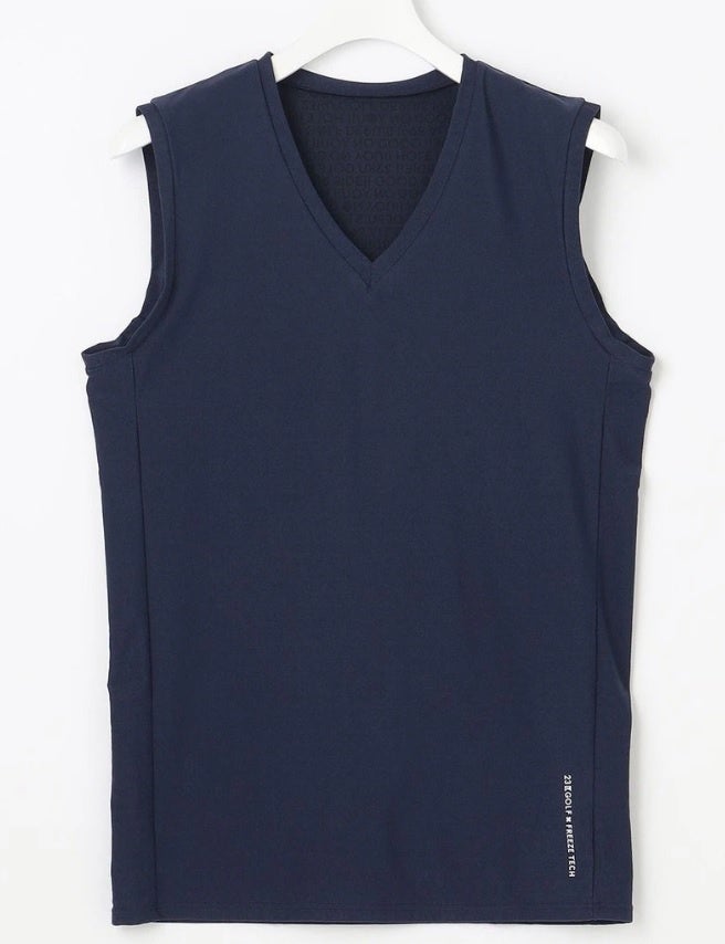 ＜23区ゴルフ＞ 氷撃シリーズ ノースリーブインナーシャツ （全2色） 12,100円 ■名古屋タカシマヤ 10階 ゴルフウェア売場