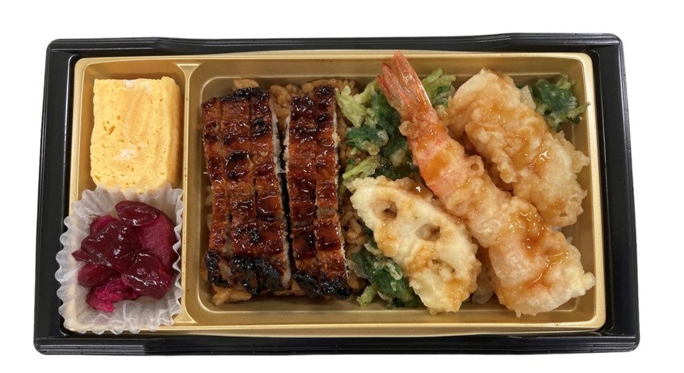 ＜てんとてん＞ 鹿児島県産うなぎと海老天の贅沢重1,620円 ※7月28日（金）～7月30日(日)の販売