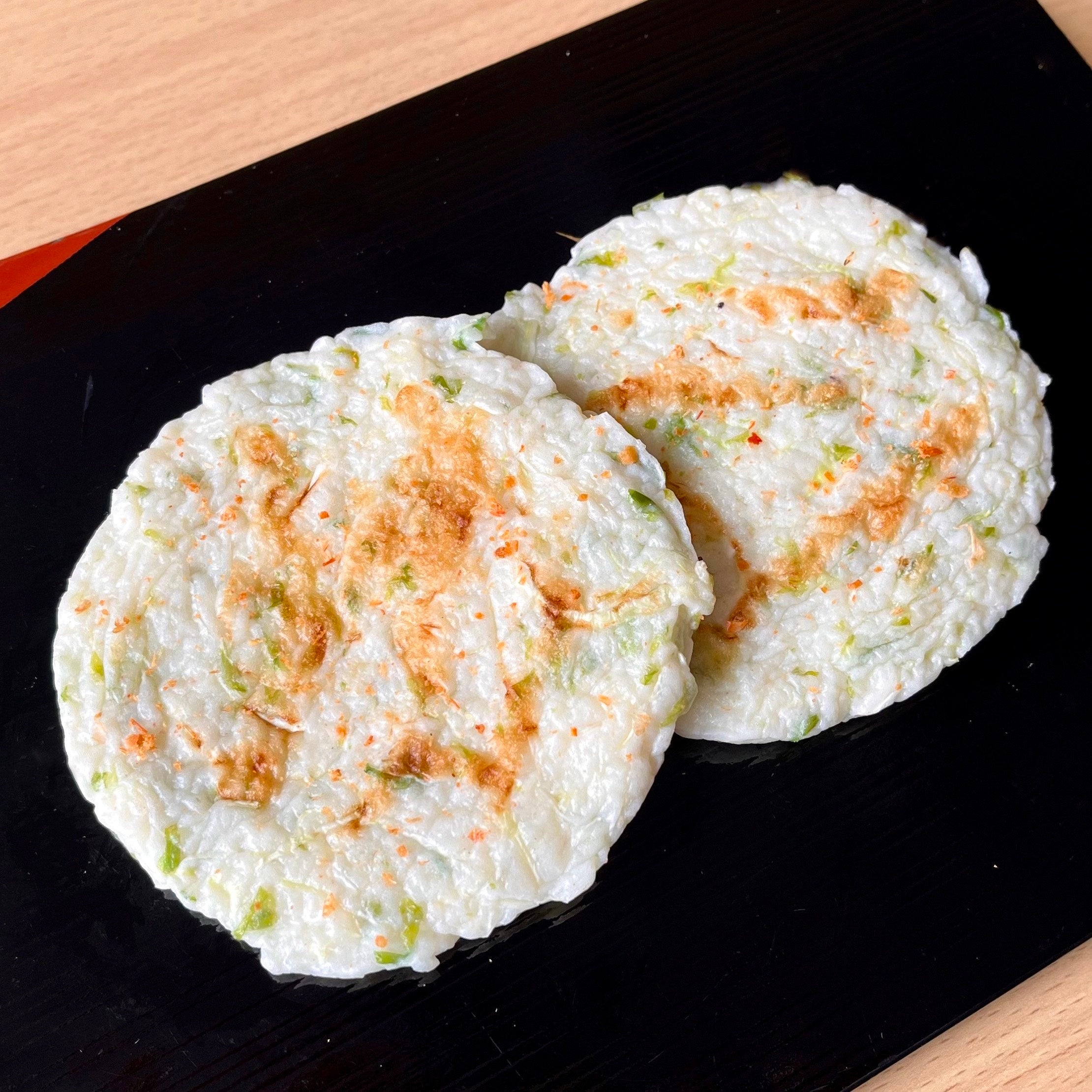 愛知県豊橋市＜ヤマサちくわ＞ ×三谷水産高校 チヂミ風えびはんぺん（2枚入） 324円 ※28日（土）・29日（日）のみ出店