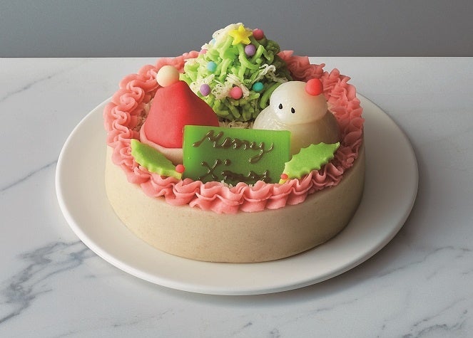 ＜松華堂菓子舗＞ 和菓子でクリスマス 3,240円（直径約15㎝）