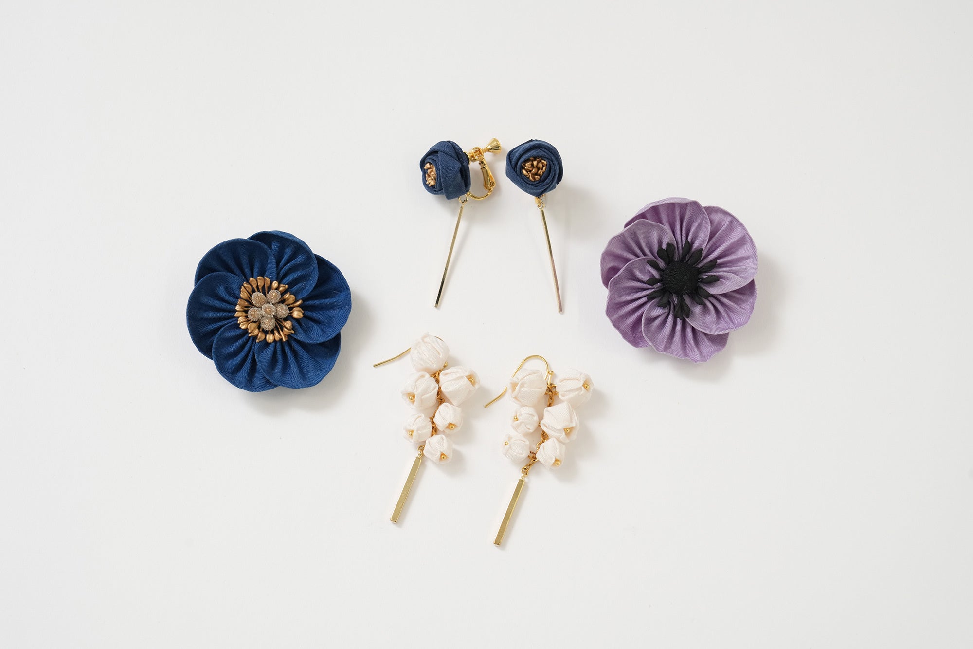 “こぎん刺し”や “つまみ細工”などを 現代風にアレンジ