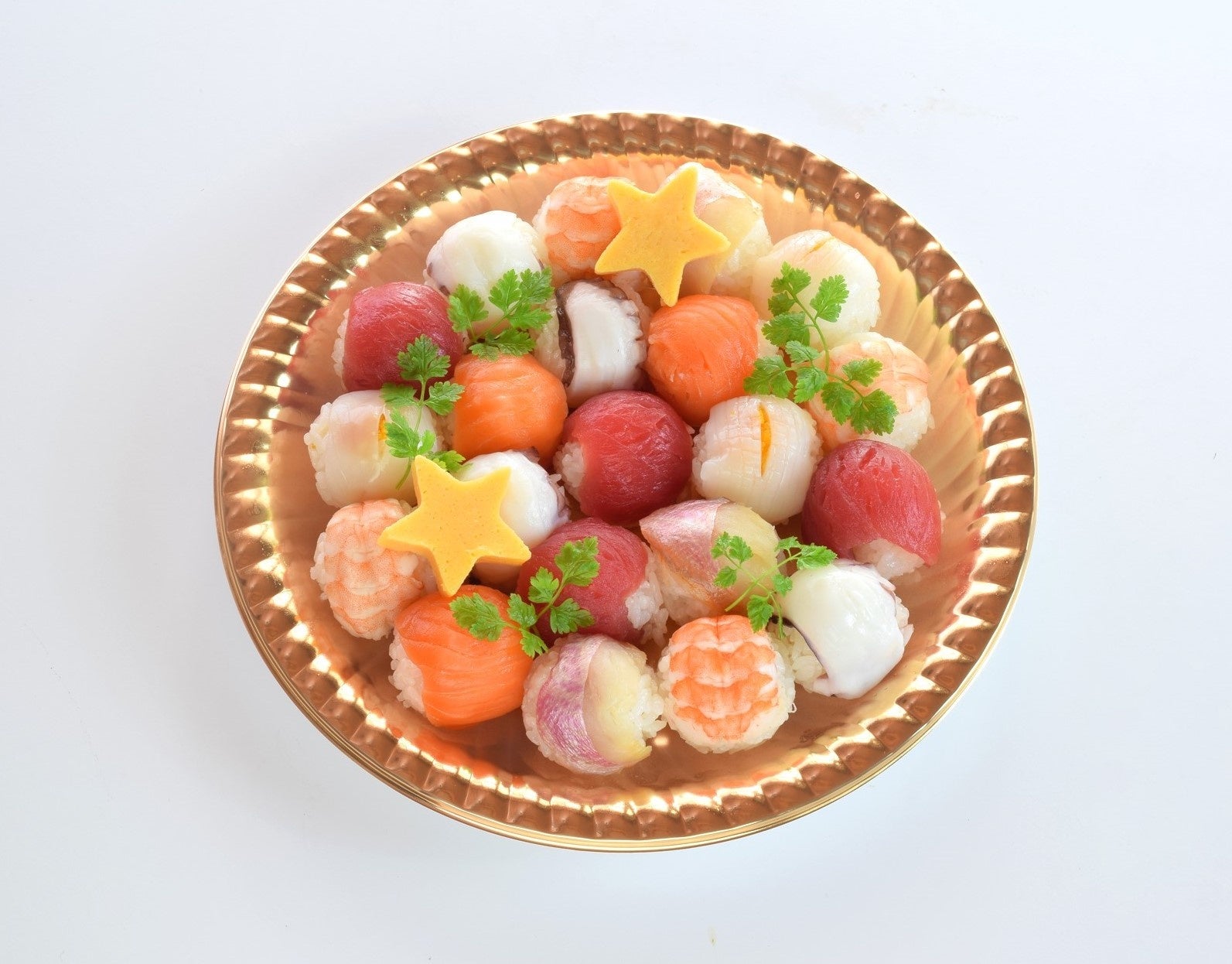 ＜浪花古市庵＞ クリスマスてまり三昧（華） 2,160円  ※12月16日（土）～25日（月）の販売 ■名古屋タカシマヤ地下1階 惣菜売場