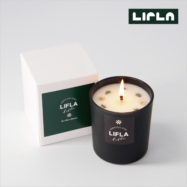 ＜LIFLA（ライフラ）＞ ソイキャンドル モリンガフォレスト 5oz （約150ml）5,280円 ※名古屋地区初登場