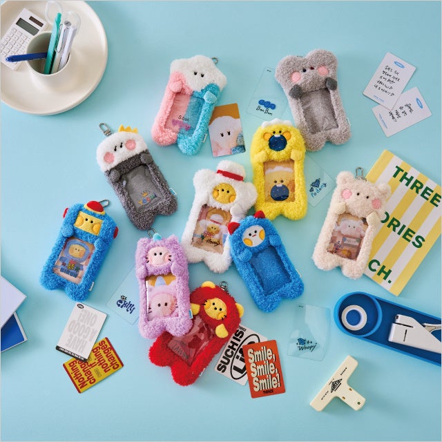 TRUZ minini ぬいぐるみカードケースキーホルダー　各1,870円
