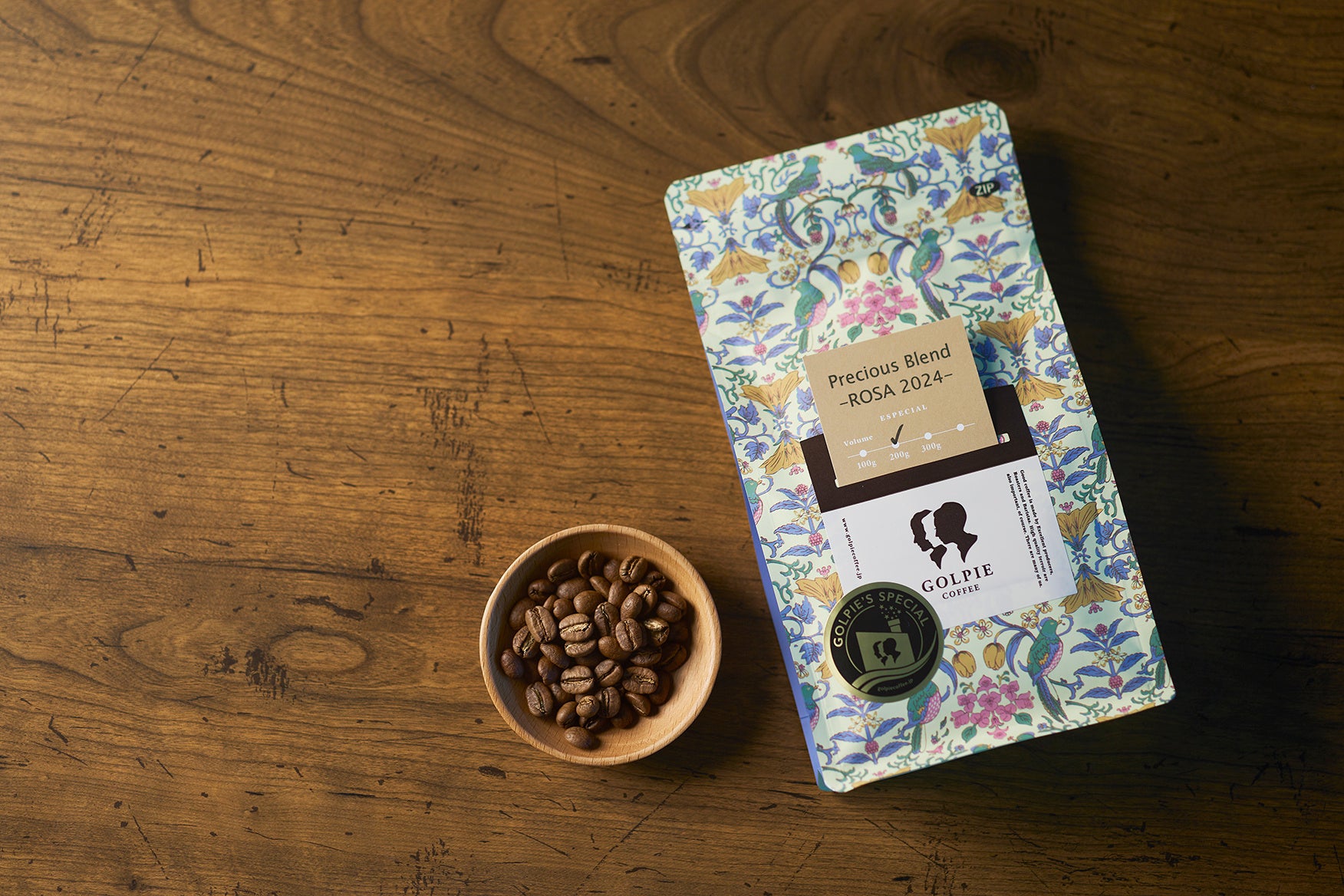 ＜ゴルピーコーヒー＞プレシャスブレンド ローザ 2024（200g）2,481円 ※先行販売 ※各日60点限り
