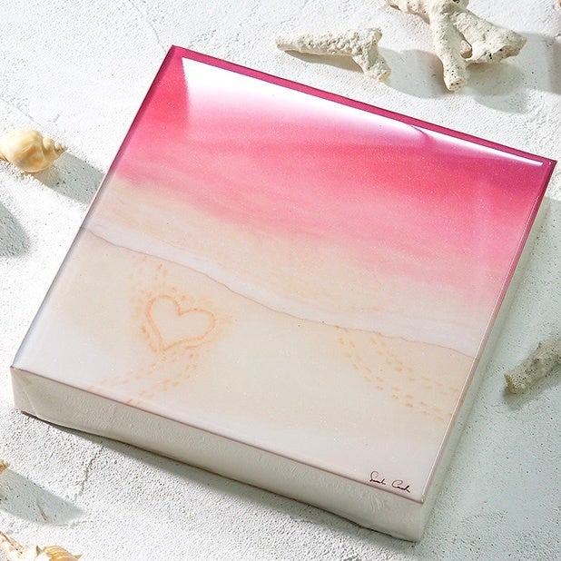 ＜サラ カードル＞ “Love Always” Open Edition&nbsp; Resin Art Prints on Wood&nbsp; 8×8inch 51,700円