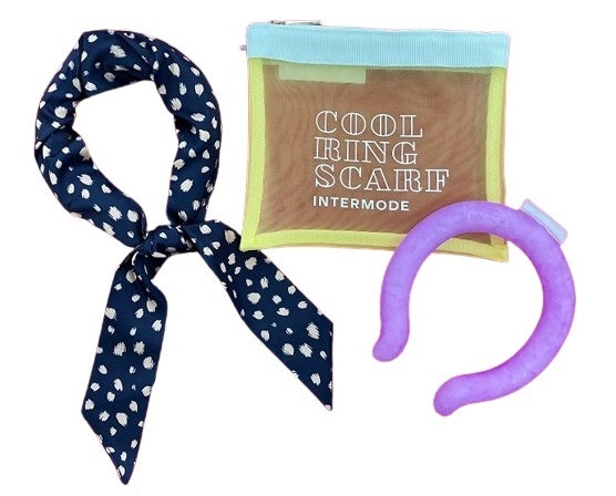 ＜インターモード＞&nbsp; クールリングスカーフ 5,500円 ■1階 婦人洋品売場