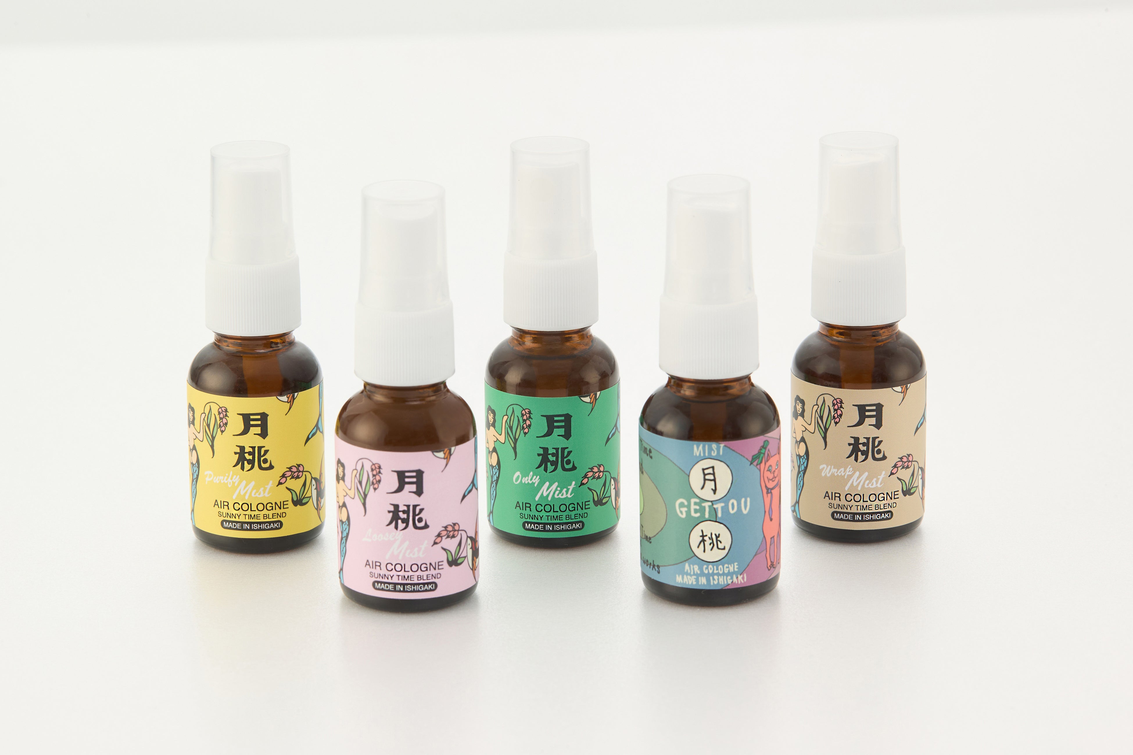 ＜サニータイム＞ 月桃MIST“aircolonge” 各1本（20ml） 1,650円