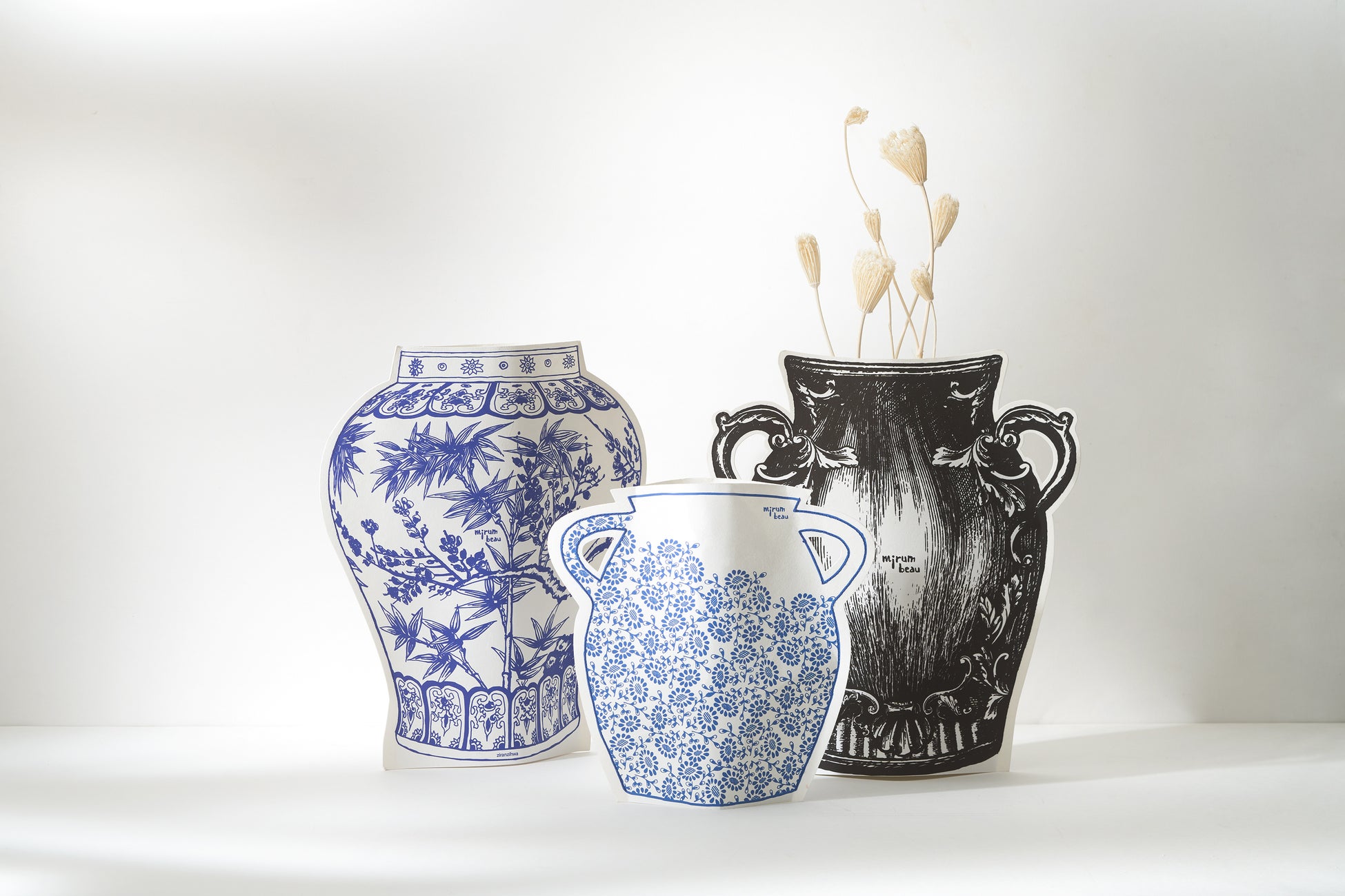 <インヤンレスト>韓紙 割れない花瓶(40×30cm)各3,960円 ※計40点限り