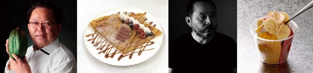 ＜ミュゼ・ドゥ・ショコラ テオブロマ＞ジェラートショコラ＆キャラメル クレープ （1個）1,201円＜各日200個限り＞、＜ショウダイビオナチュール＞ローズグラッセマドレーヌ（1個）1,601円＜各日200個限り＞