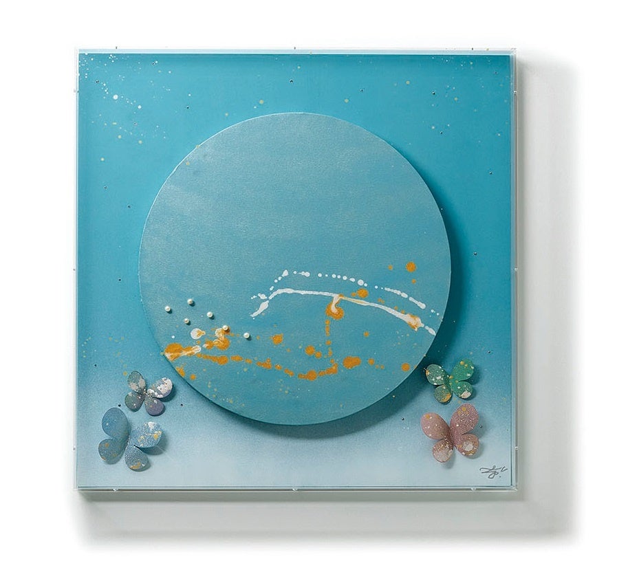 『FULL MOON』(57×57㎝)