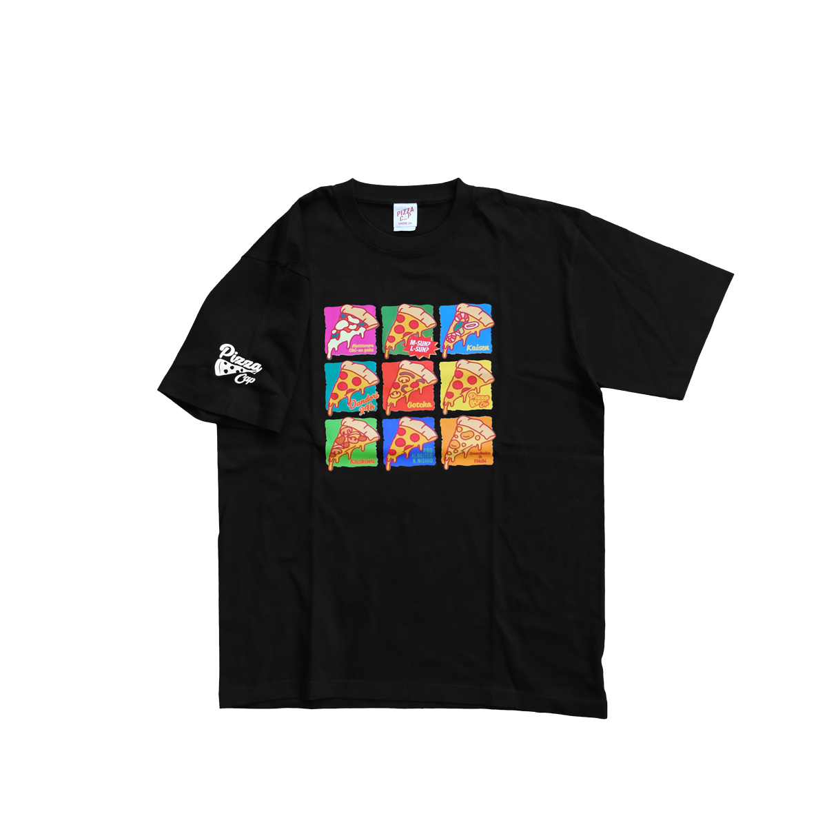 PIZZA CAP PIZZAビッグシルエットTシャツ（M、Lサイズ）4,800円
