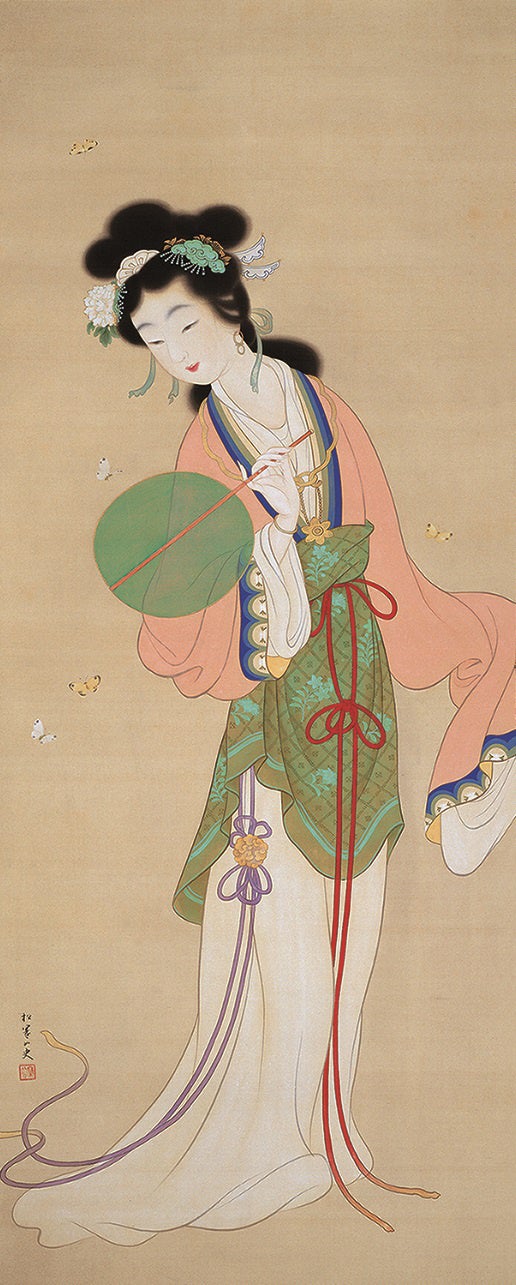 上村松園《楚蓮香之図》1924年頃　京都国立近代美術館蔵