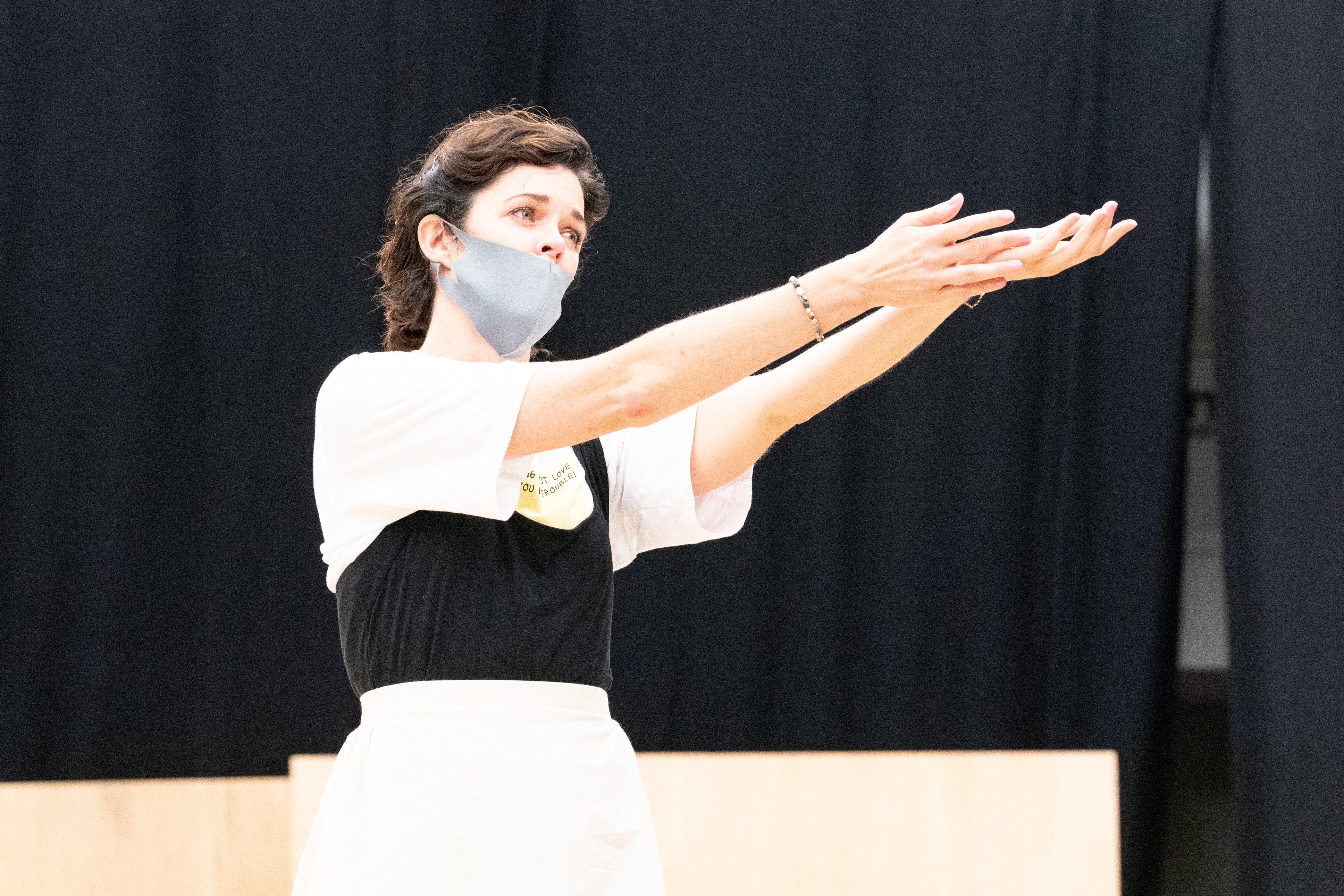 ヴァルダ・ウィルソン　『オルフェオとエウリディーチェ』リハーサルより