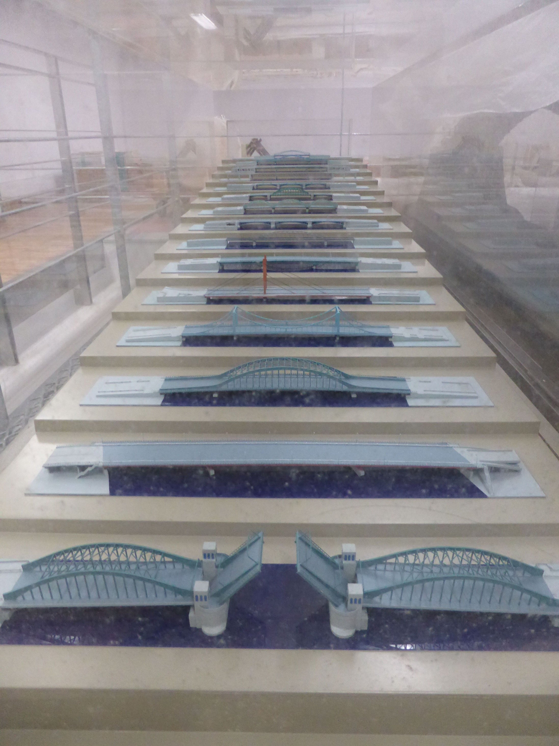 隅田川復興橋梁模型（所蔵：国立科学博物館）