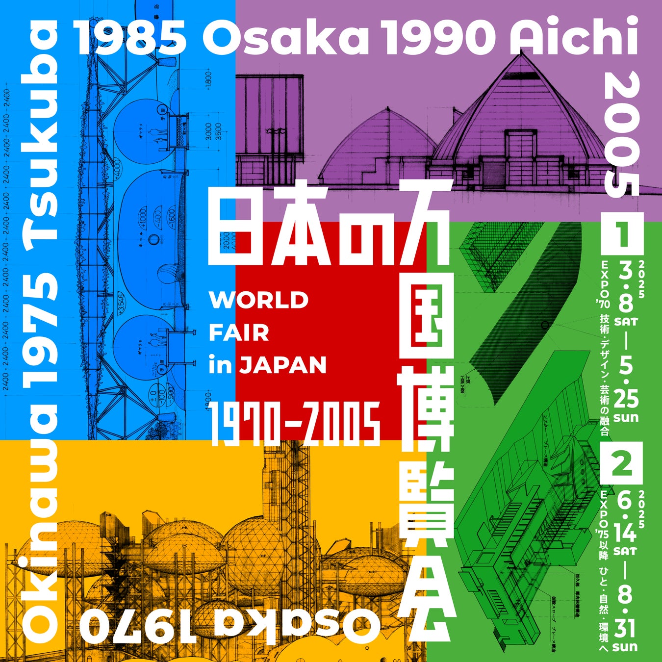 EXPO'70 日本万国博覧会ニュース別冊 2部と関係図3枚 貴重資料 企画展 「日本の万国博覧会 1970-2005 第2部 EXPO'75以降 ひと