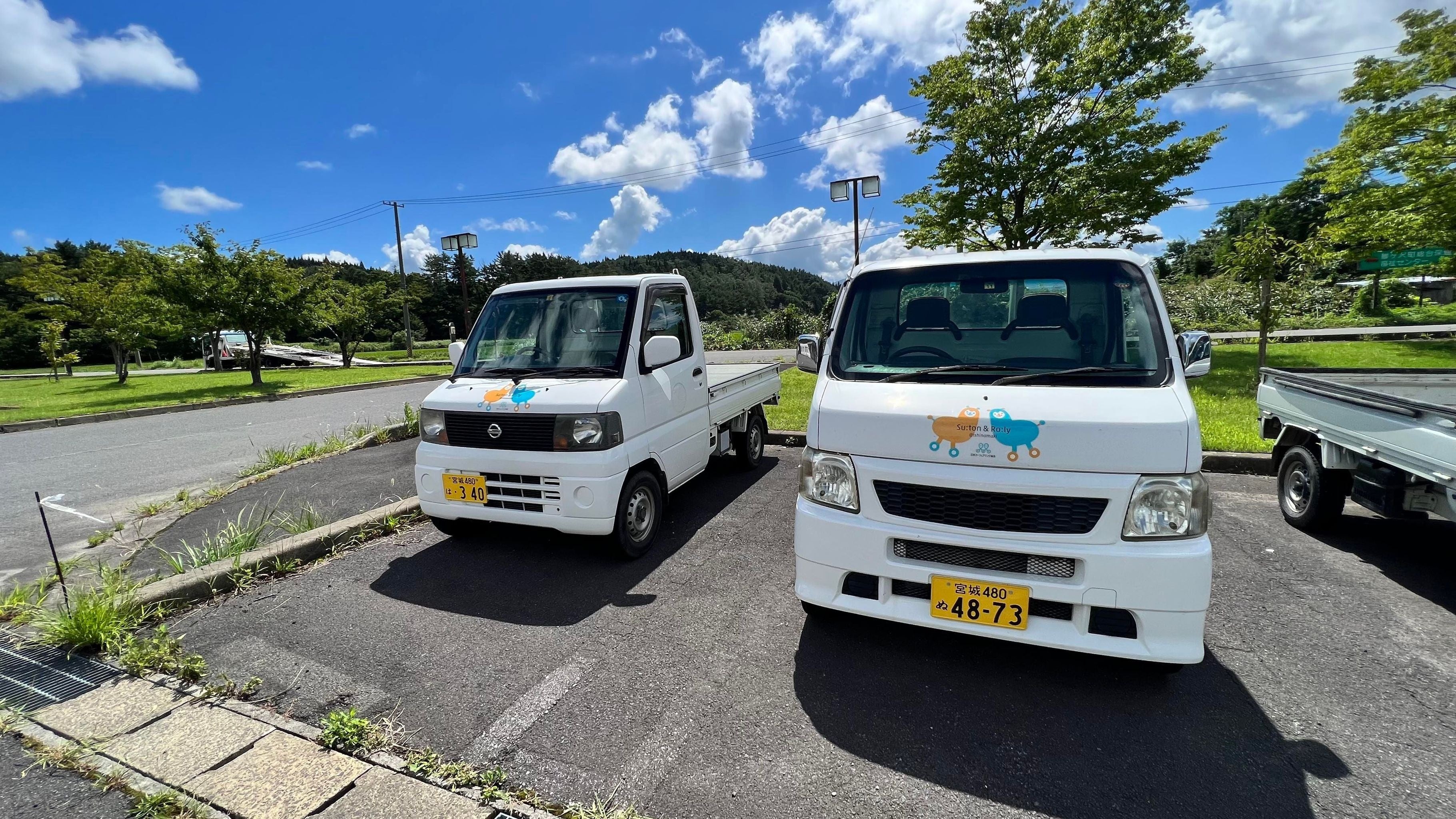 鰺ヶ沢での活用車両