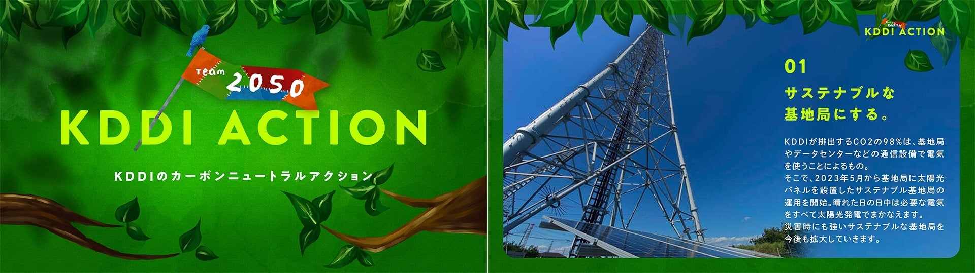 KDDIのサステナブルの取り組み