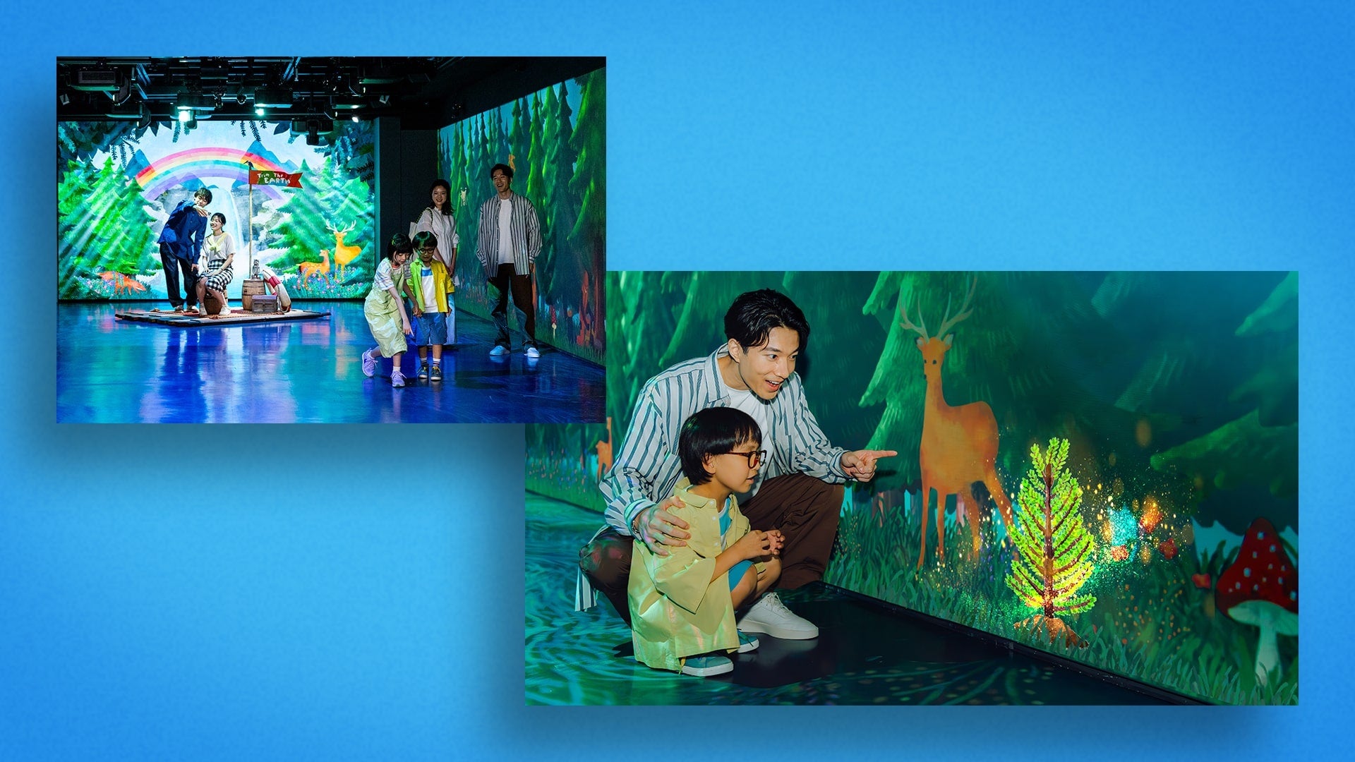 触ると木が育つ