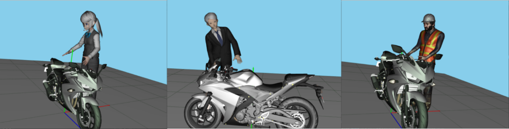 好きなアバターを自分の容姿として設定できます